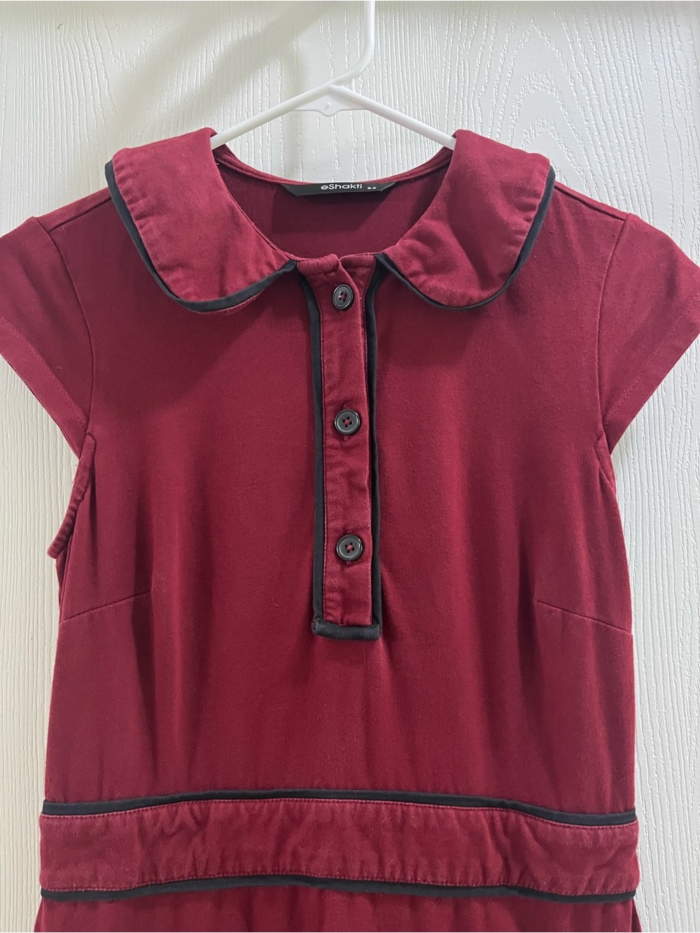 Maroon Knit Dress - Picture 3 of 4